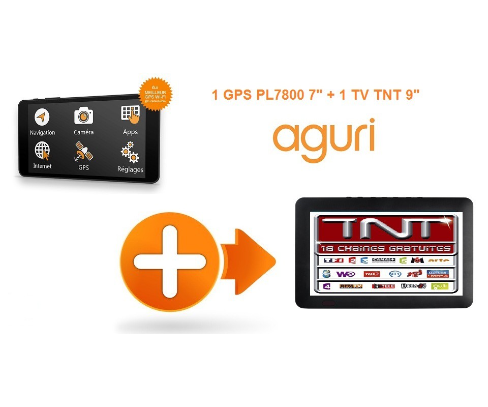 Gps pour les poids lourds en Wi-Fi - Aguri PL7800 GPS Wi-Fi - Poids lourd  -123 SNOOPER